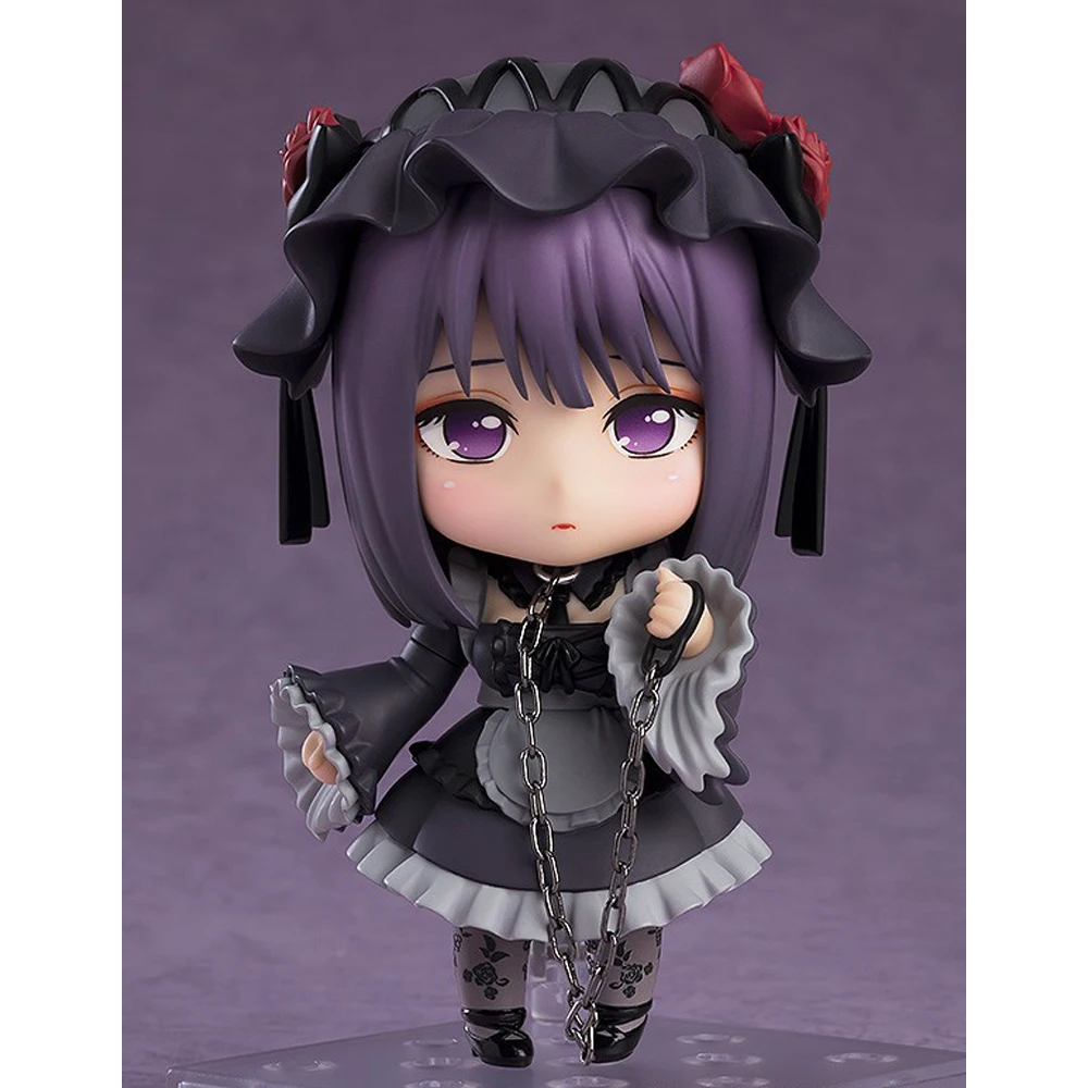 Anime PVC Model Maid Style Cute Purple Hair Girl 10cm Joint Movable Anime Action Figures Toys for Boys Girls Kids Gift Model