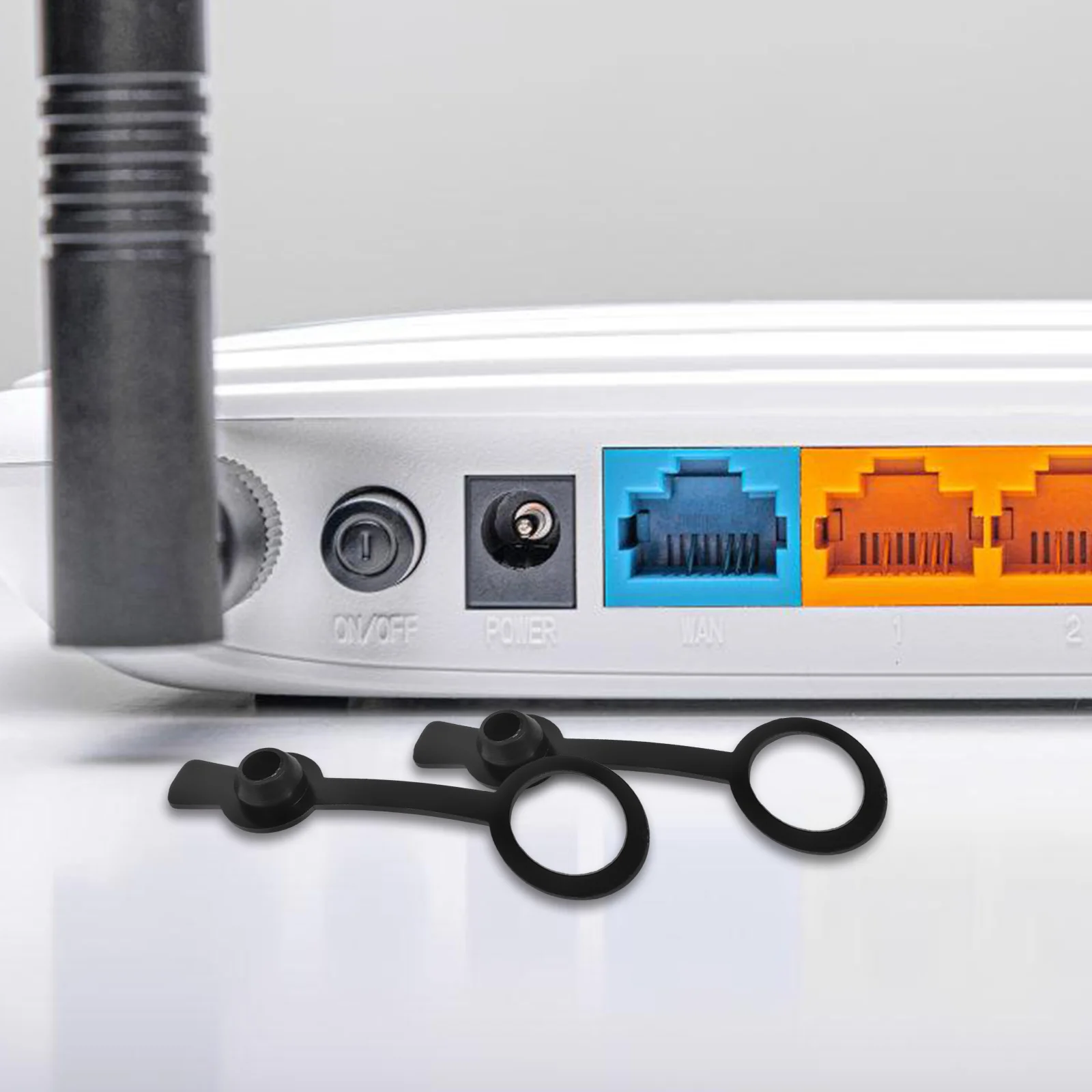 

50Pcs Waterproof Socket Cap Splashproof Cover for Outdoor Power Sockets Easy Installation and Secure Protection