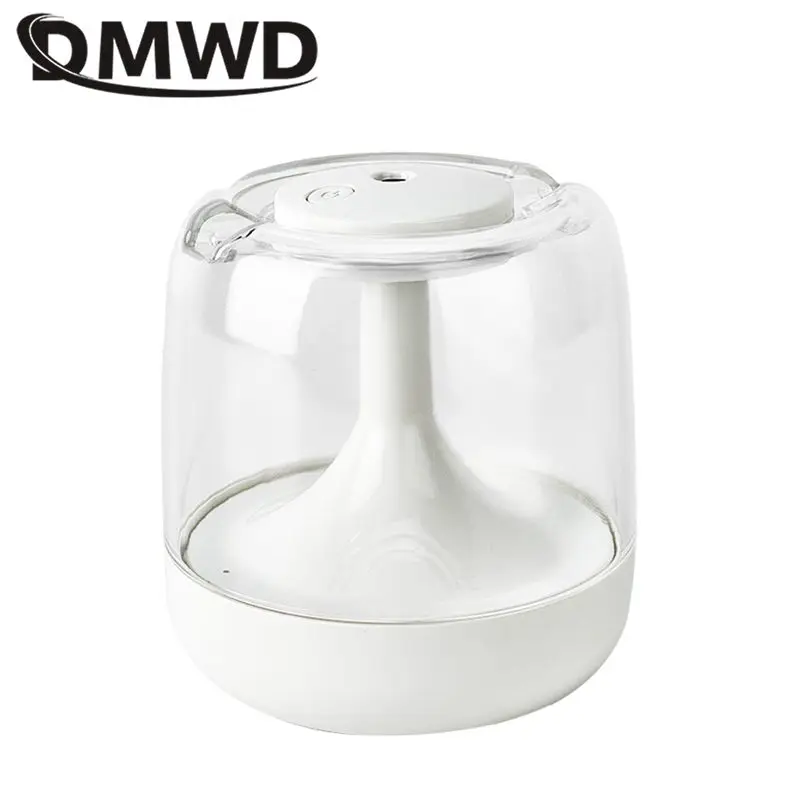 Air Humidifier 440ML Transparent Water Tank Scent Diffuser Nano fine mist atomizer Essential oil Mist Maker 7 LED light Mute