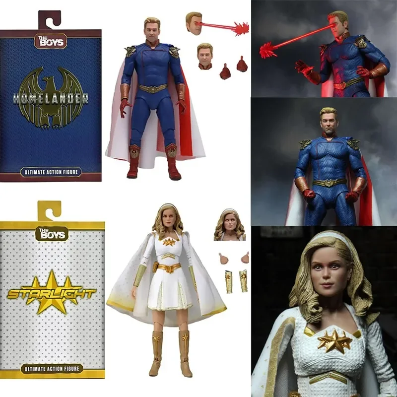 18cm The Boys Starlight & Homelander Ultimate Action Figure Collectable Model Toys Birthdaty Gifts Collect Movie Gift