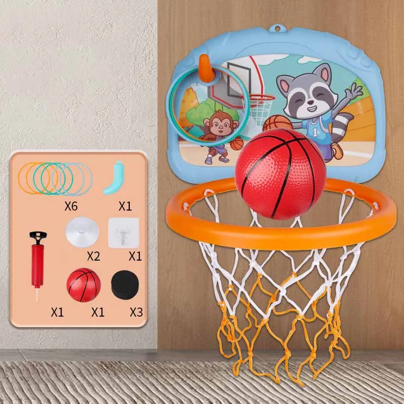 Kinder Basketball korb Indoor Hoop Wurfs pielzeug Kindergarten Baby körperliche Anstrengung Basketball Sportspiel zeug