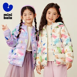 Mini Bala Light and Warm Down Jacket for Boys and Girls Autumn New Product Parent-Child Down Jacket Outerwear