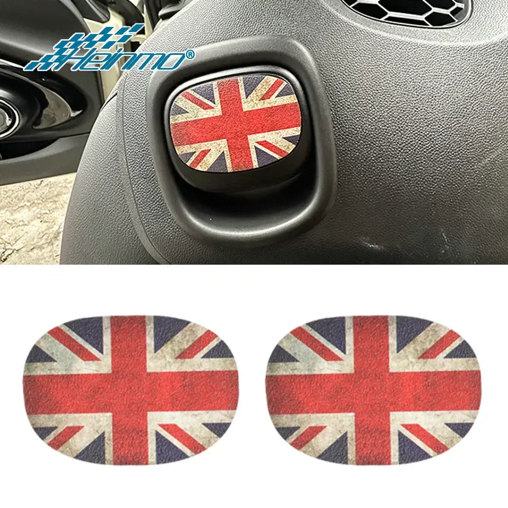 Leather Car Rear Seat Back Handle Decal Cover Protective Sticker For Mini Cooper F56 F57 Decorative Interior F 56 57 Accessories