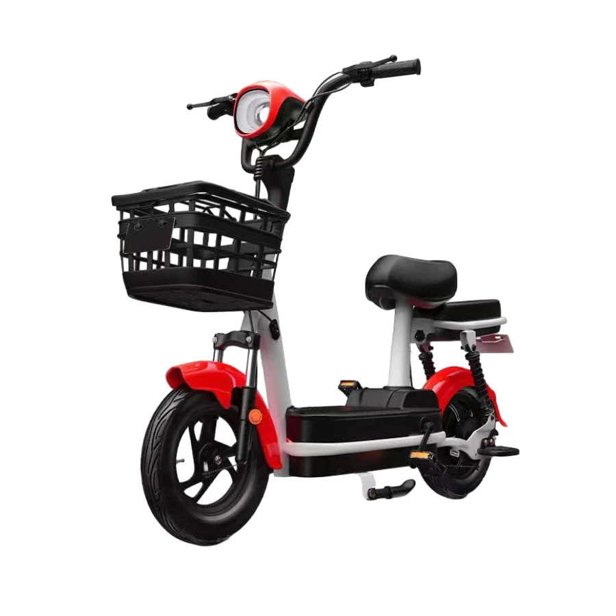 Cheap Luxury Electric Bicycle for Adults with Seats Brushless Motor 6-Speed Lithium Battery City Bike