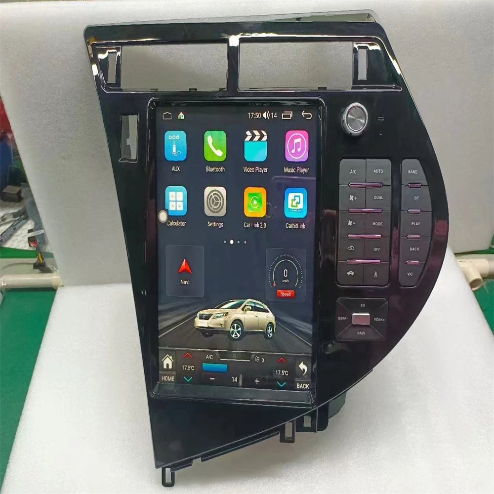 Vertical Screen Auto Carplay For Lexus RX 2009 2010 2011 2012 2013 2014 Android 13 Radio Multimedia Player Navigation Stereo GPS