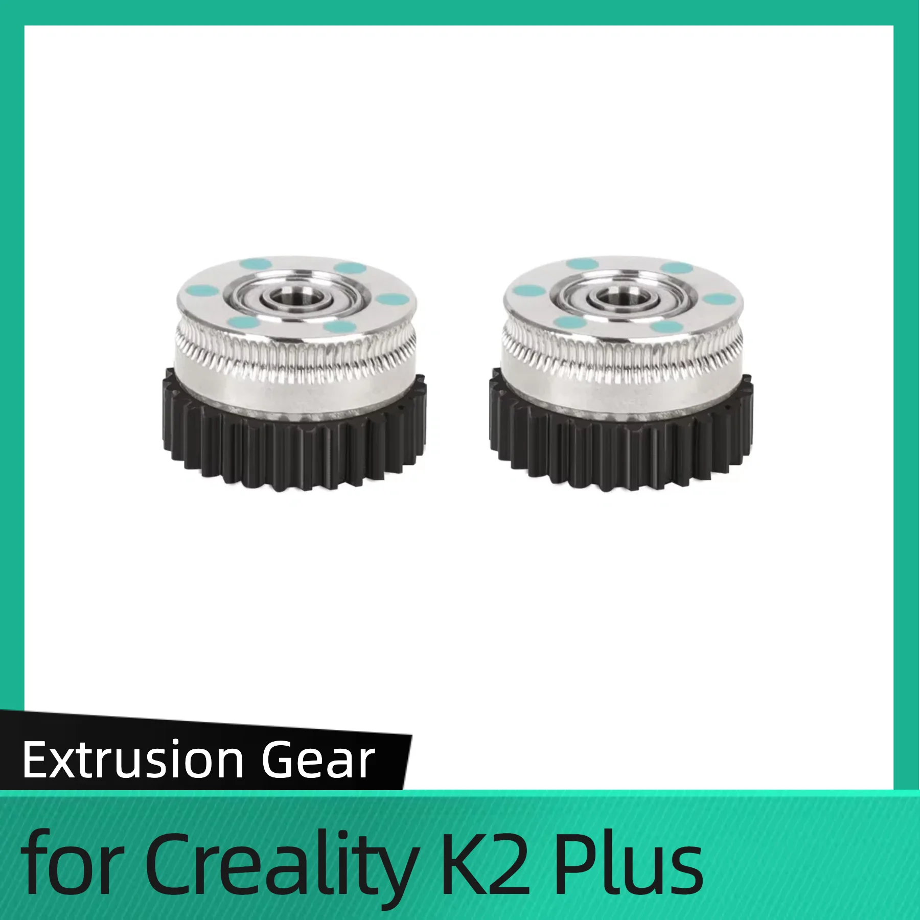 

Для Creality K2 Plus комплект экструзионных шестерен, оригинальные запасные части для 3D-принтера K2 Plus, замена шестерни экструдера K2 Plus