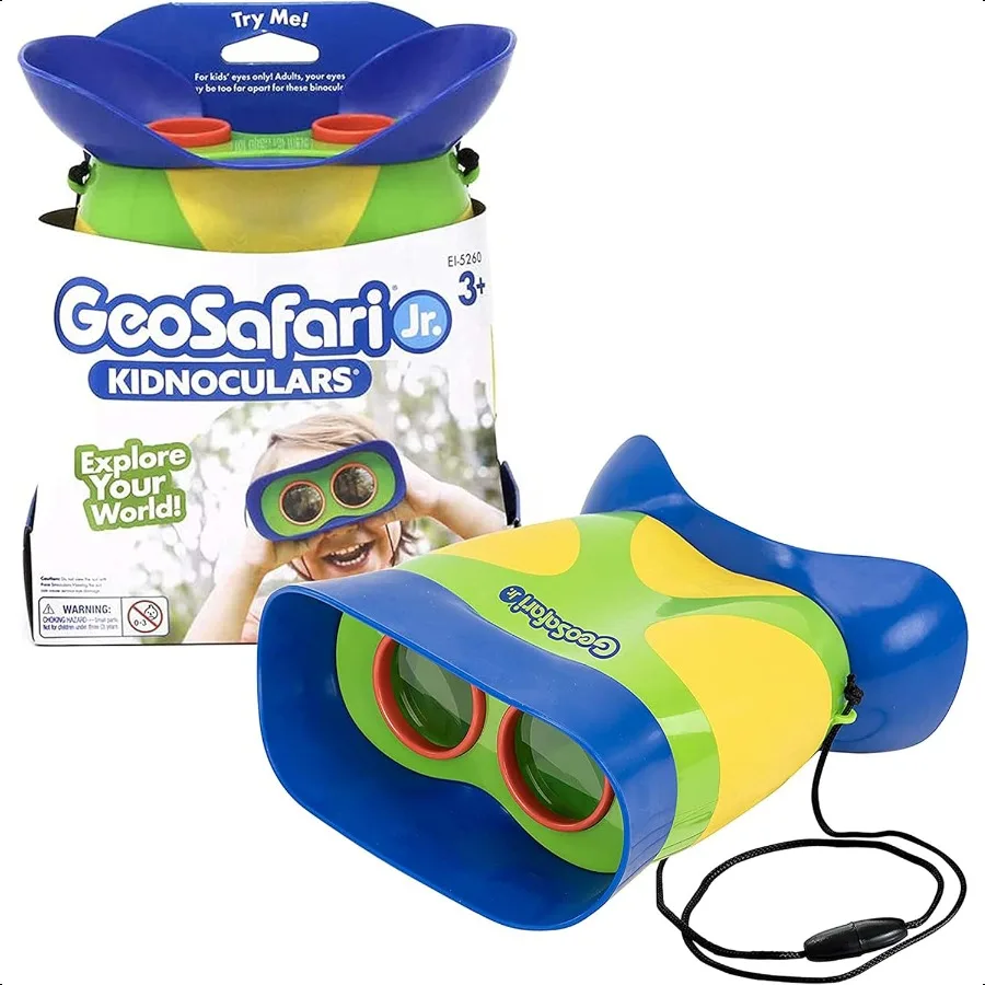 

Обучающие Insights GeoSafari Jr. Kidculars Biculars для малышей, пасхальные корзины, наполнители для подарка для малышей в возрасте от 3 лет
