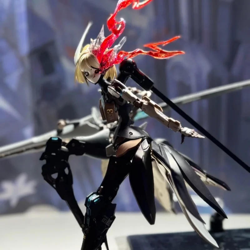 

Hemoxian Earnestcore Craft Mecha Musume Rosado Project Star Flower Lily Chinese Original Assembly Model Kit For Adult Display