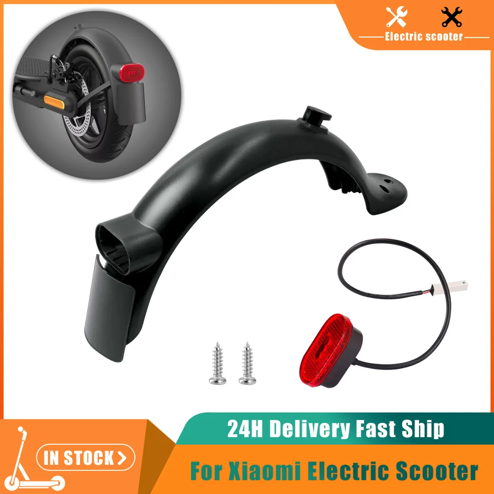 Upgraded Rear Mudguard Back Wing Electric Scooter for Xiaomi M365 Pro M187 Pro 2 1S Mi3 KickScooter Rear Wheel Fender Taillight