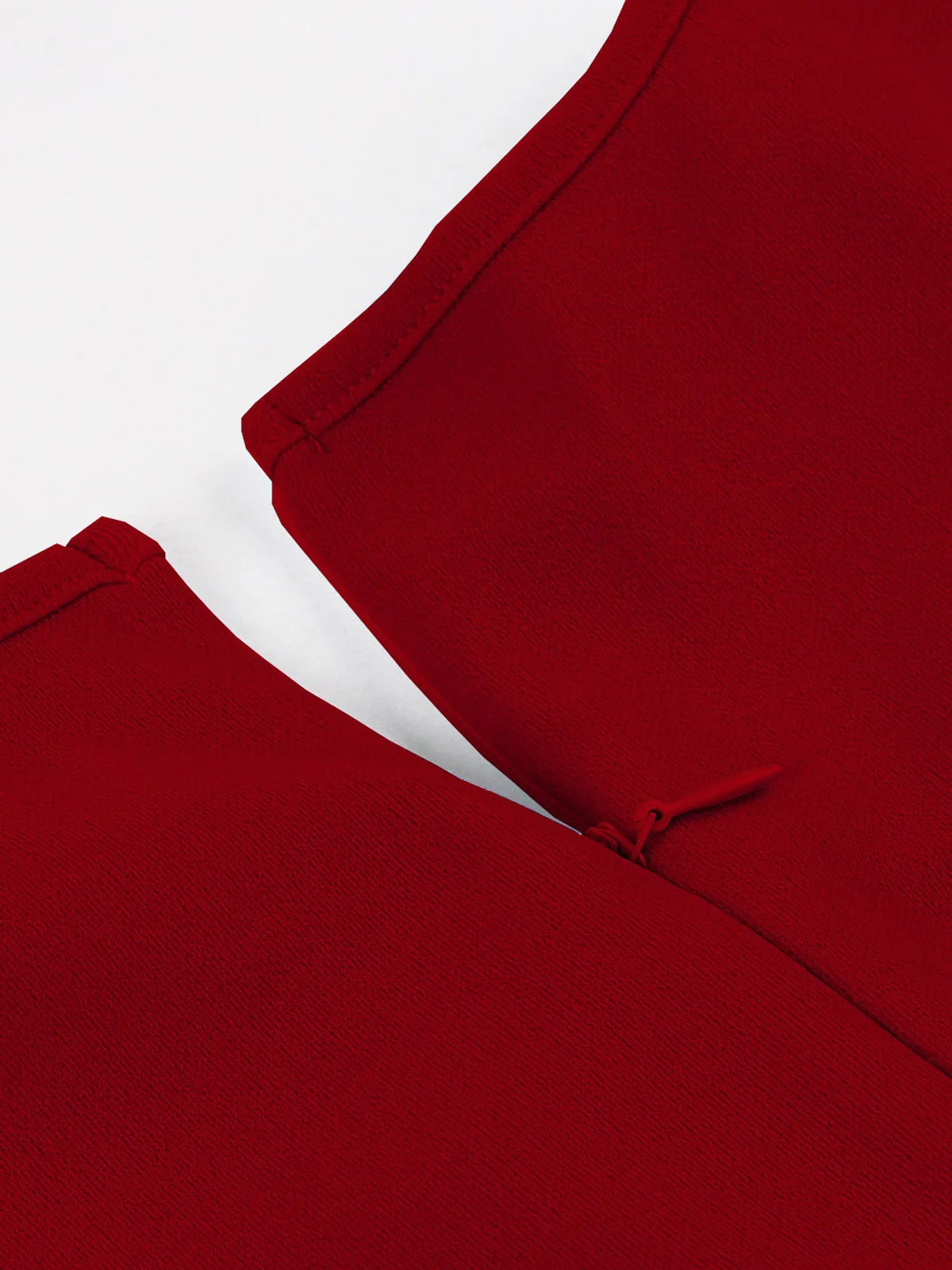 Tonval o-pescoço nó frente cintura alta elegante sólido em camadas vestido 2025 feminino manga curta vintage a linha vestidos longos