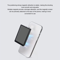 Smartphone Rear Magnetic Selfie Display Screen For Iphone Android for Vlog Selfie Live Wireless Remote Control Screen Projector
