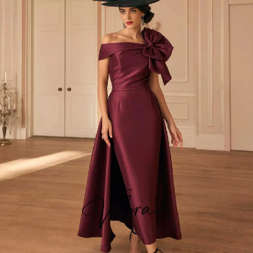 Burgundy Mother of the Bride Dress -AliExpress