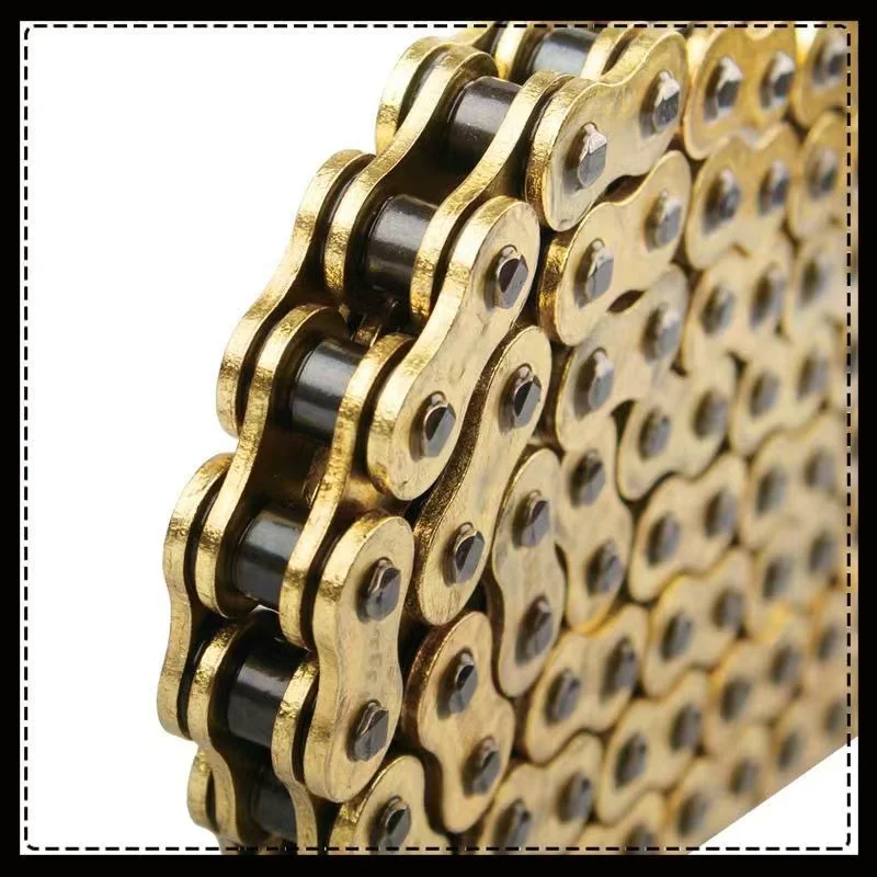 DID Titanium steel Motorcycle  Gold Oil seal Chain Sets For 428 chains 136 Link 520 525 530 chains 120 Links with Facotry Sale