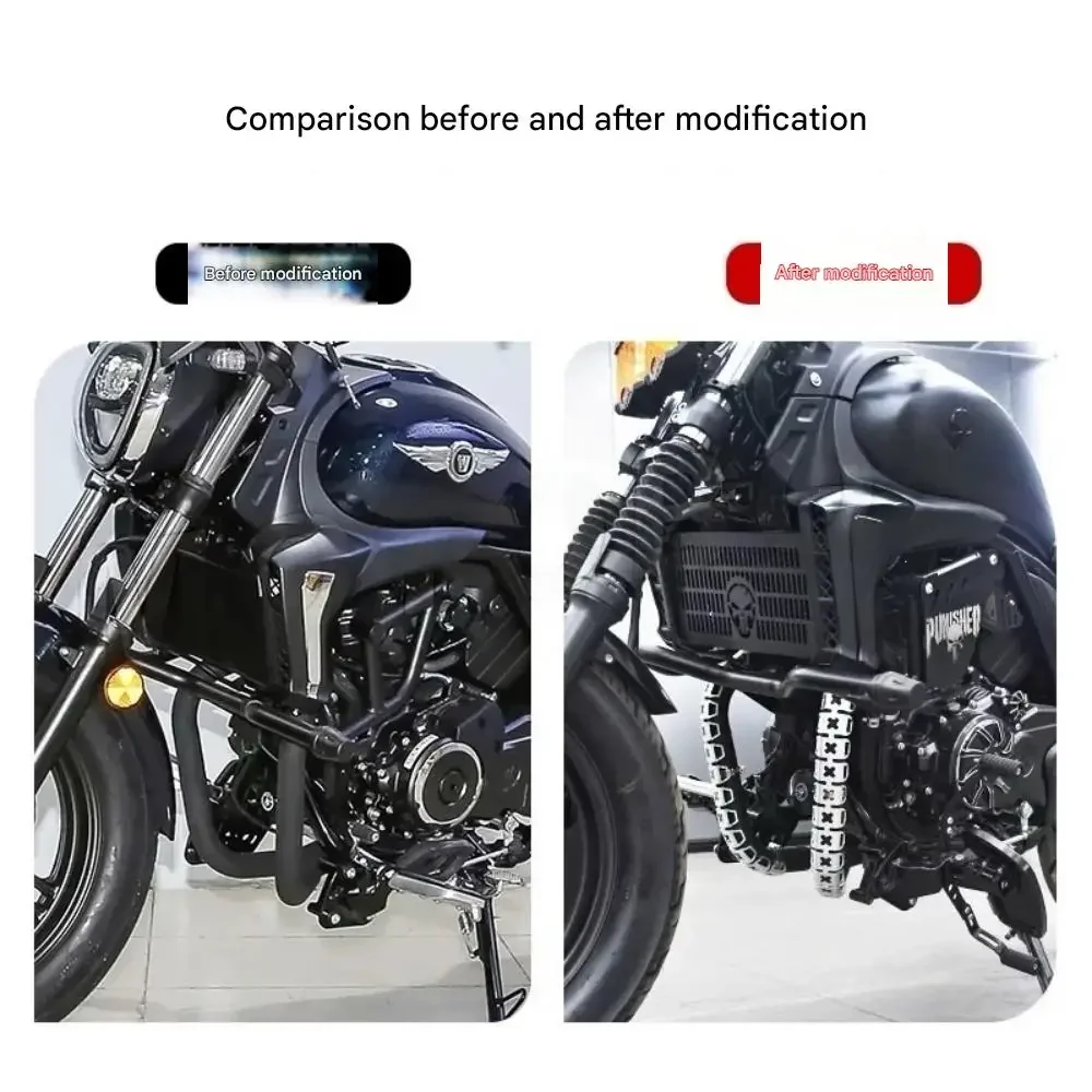 For Wuji CU525TR300 Exhaust Pipe Front Section Frame Heatsink Heatsink Anti-scalding Cover Decorative Cover Accessories