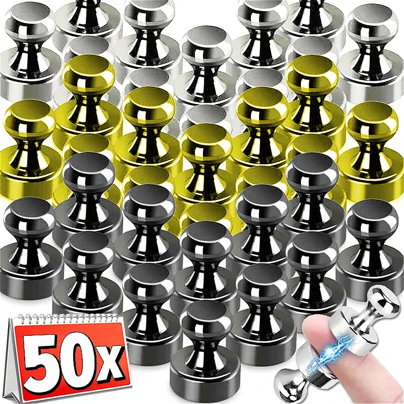 

Super Strong Neodymium Magnetic Pushpins Sucker Thumbtack Magnet Push Pins Whiteboard Fridge Magnets for Office School Wholesale