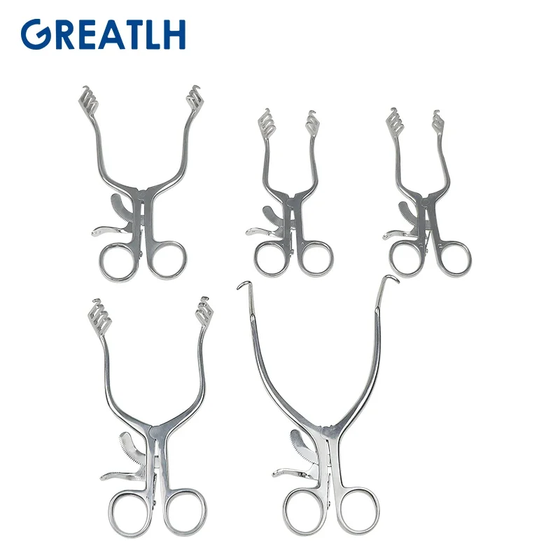 5Types Stainless Steel Weitlaner Retractor 13/16/18cm Self-Retaining Retractor Orthopedics Veterinary Surgical Instruments 1pcs