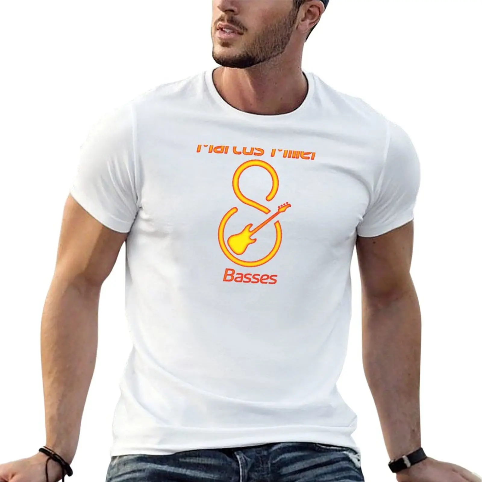 Camiseta Sire Marcus Miller Basses, camisetas para hombre, camiseta de algodón 100% para hombre, paquete de camisetas blancas