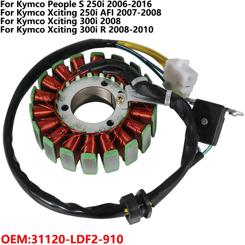 Ignition stator coil Accessories For Kymco People S 250i 2006-2016 Xciting 250i AFI 2007-2008 300i 2008 300i R 31120-LDF2-910