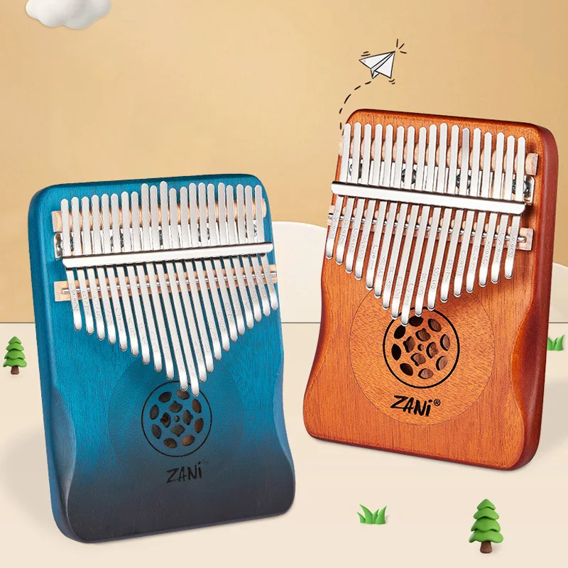 ZANI Professional Kalimba 17 21 Key Thumb Piano Mahogany Kalimba 17 Key Finger Piano Beginners Instrument