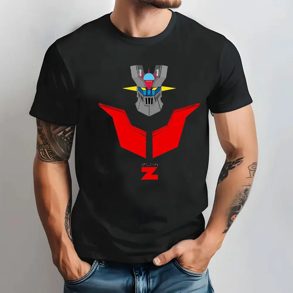 

Mazinger Z Shirt Mens Cool Wear Fashion T-Shirt Tops Cartoon Japanese Men Clothing Graphic T Shirts Anime Clothes Short sleeve