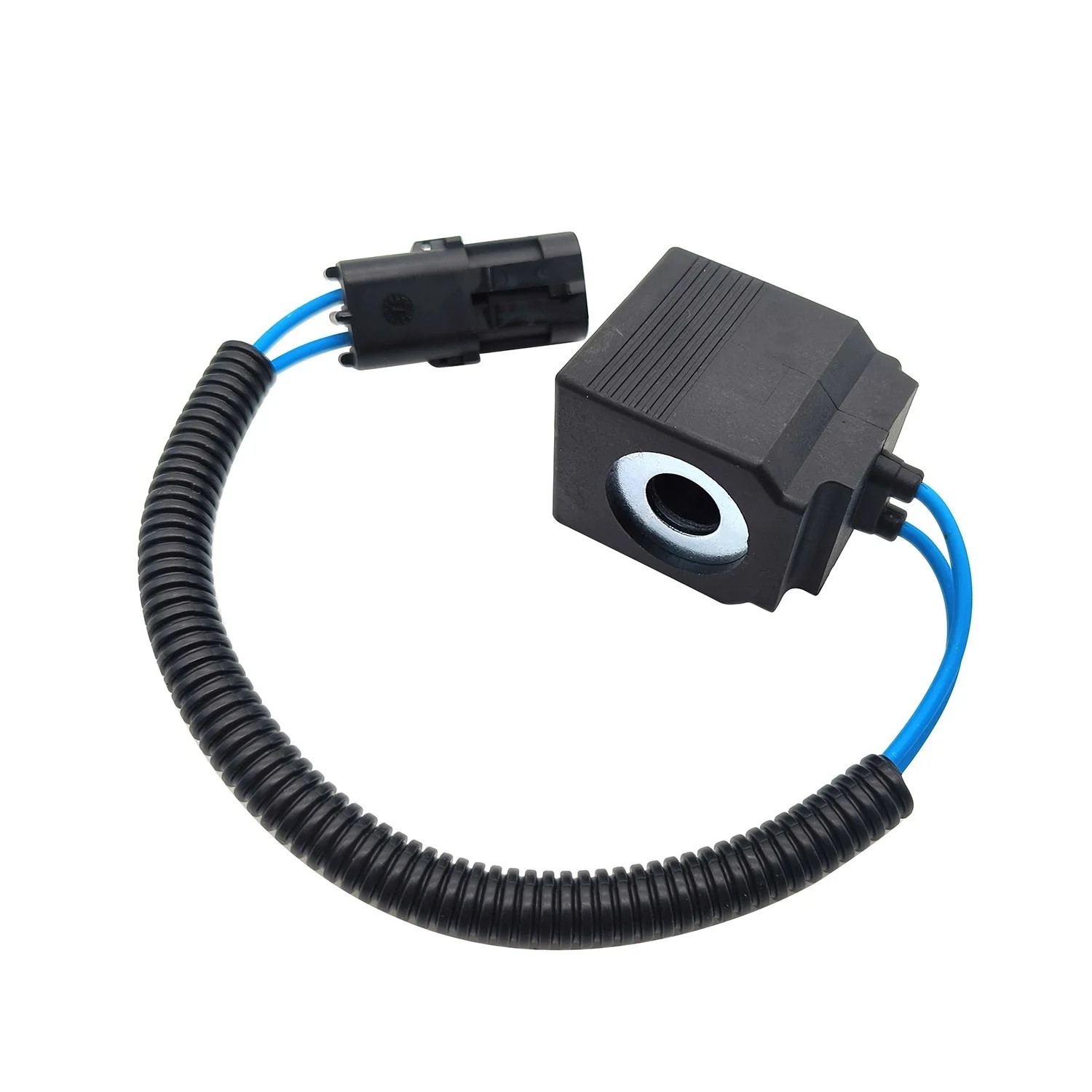 Suitable for Sany SY55, 60, 65, 70, 75C-8-9-10 Excavator Oil Source Control Pilot Solenoid Valve Coil