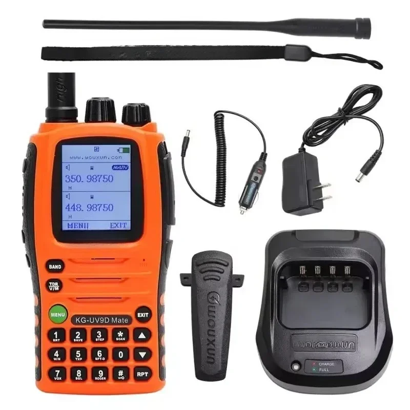 long range walkie talkie Wouxun KG-9DMate walkie-talkie scanner radio taki waki tour guide system