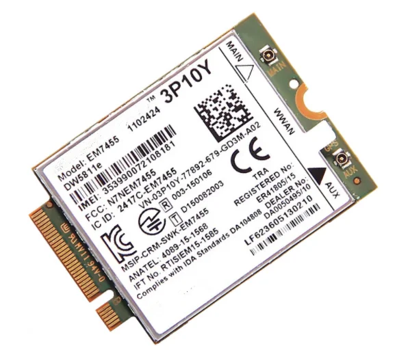 ΠΎΡΠΈΠ³ΠΈΠ½Π°Π» 100% Π°ΡΡΡΠΈΠΊ DW5811 EM7455 3P10Y Gobi6000 ΠΎΡΠΈΠ³ΠΈΠ½Π°Π» 100% Π°ΡΡΡΠΈΠΊ DW5811 EM7455 3P10Y Gobi6000