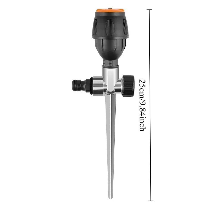 رشاش أوتوماتيكي يدور 360 درجة لمناظر الطبيعية في الحديقة والري الزراعي ورش تغطية مساحة كبيرة