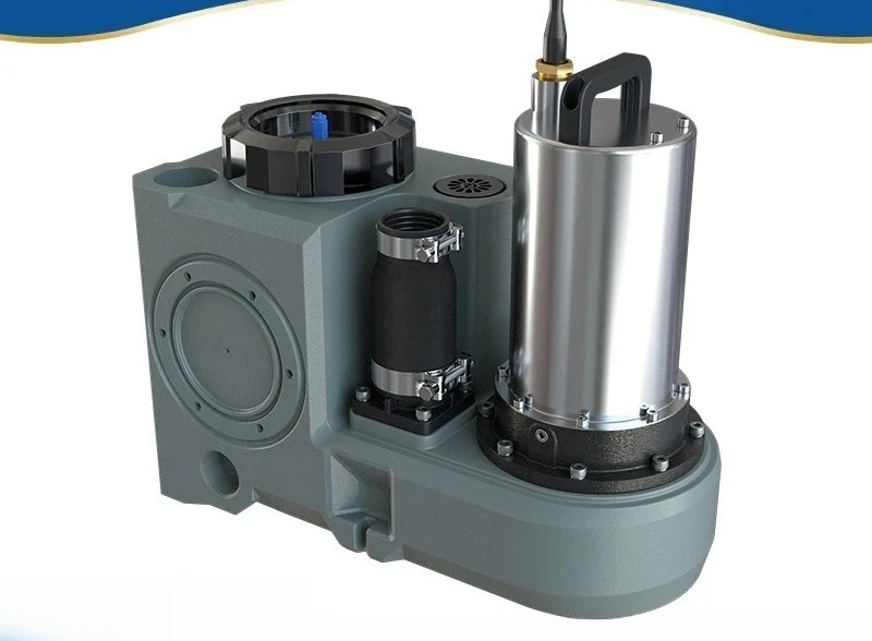 Smart villa basement bathroom kitchen sewage lift vortex pump