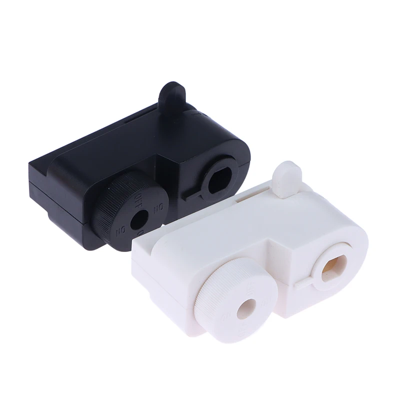 Illuminazione del negozio di abbigliamento luce a binario a LED connettore a due fili testa del binario di guida a 2 linee accessori per lampade a binario a LED