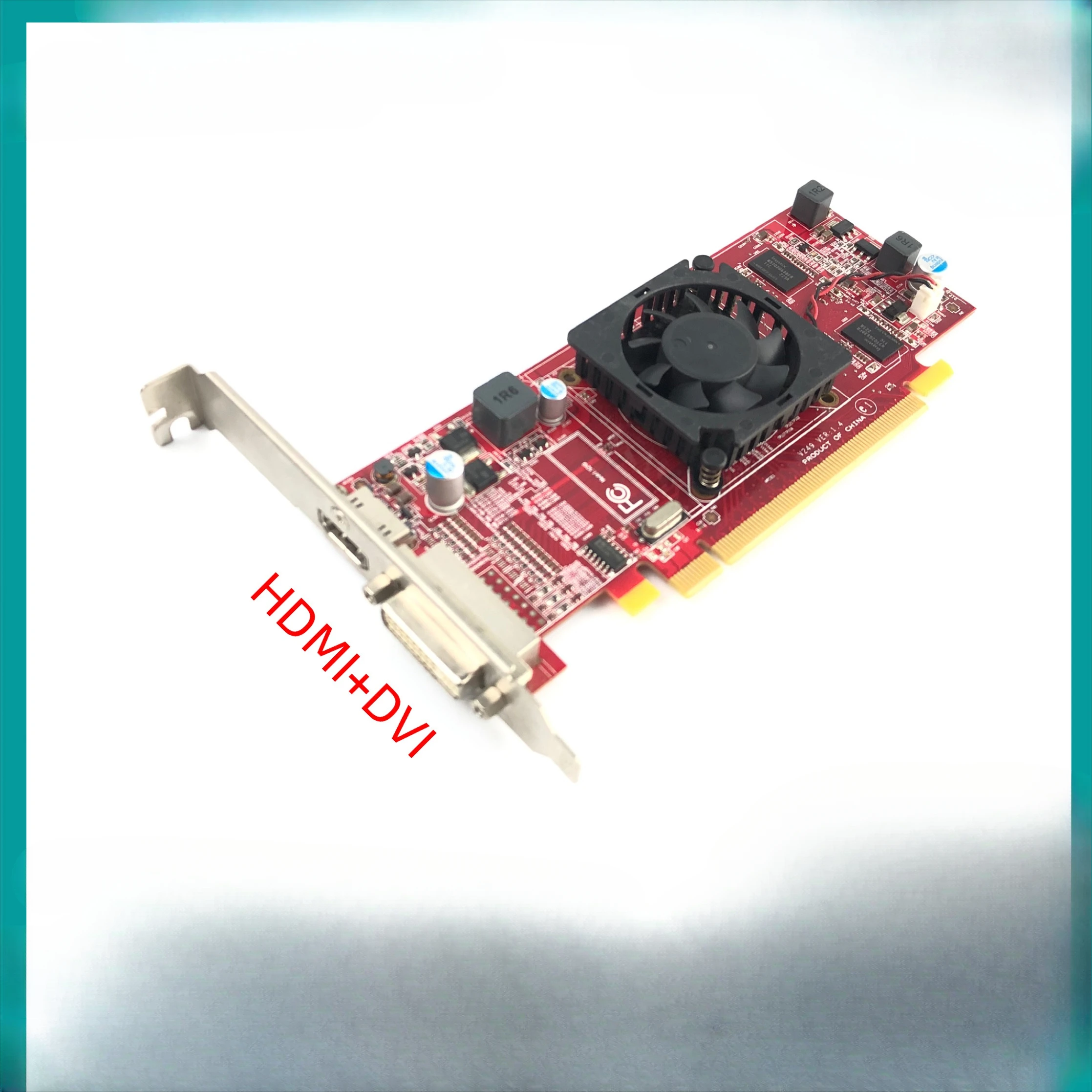 

For AMD MSI Radeon HD 6450 1G graphics card, full-height half-height knife card DVI + VGA + HDMI high definition