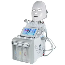 2024 7 in 1 Hydrogen Oxygen Small Bubble Face Beauty H2O2 Machine Hydro Dermabrasion Rejuvenation Tightening Skin Care Face SPA