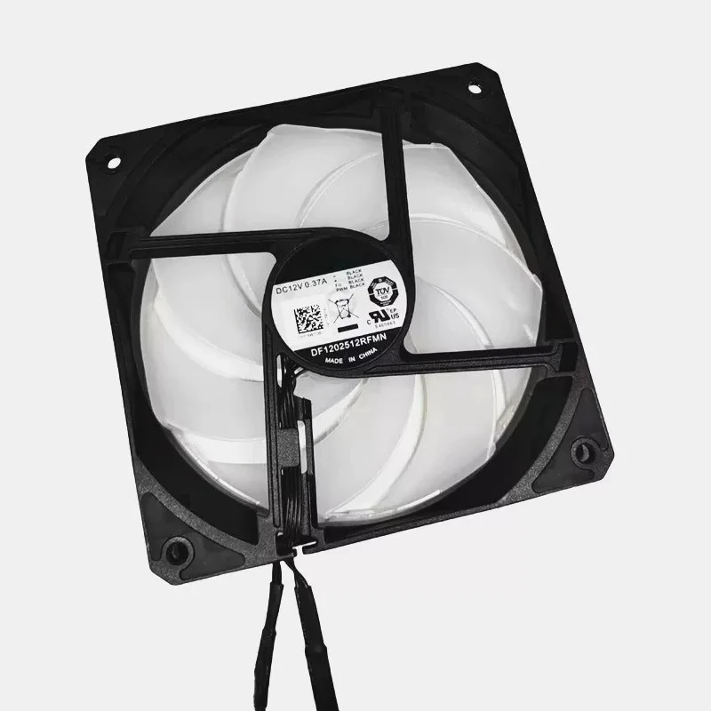 Original for Cooler Master DF1202512RFMN 12cm PWM Silent Case Cooling Fan, 5V 3-Pin ARGB