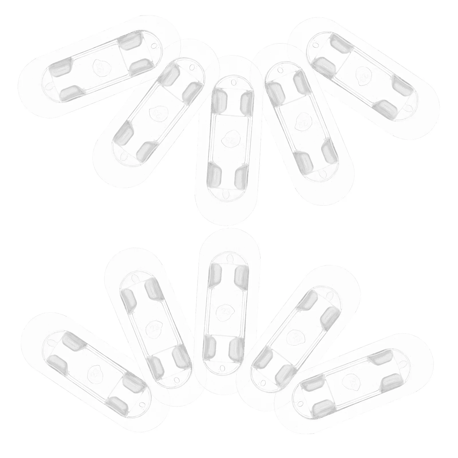 30 قطعة حامل الحبل اللاصق واضح مقاطع الكابلات سلك المشابك للكابلات مكتب منزلي جدار الحبل المنظم مشبك سلك كهربائي #1