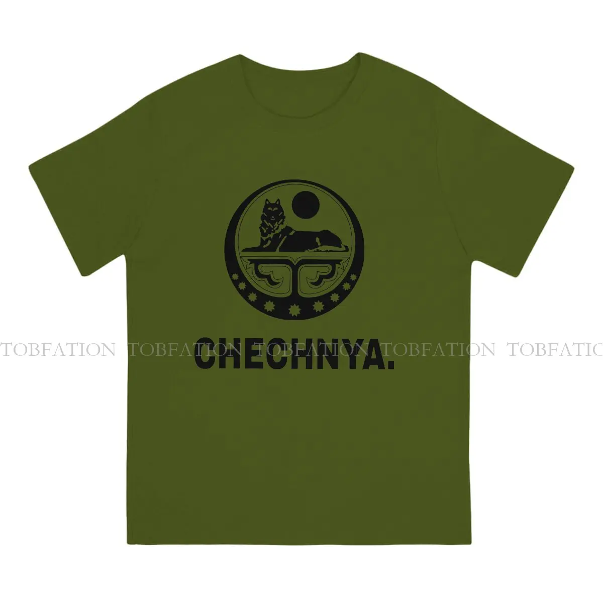 CHECHNYA Chechen Wolf Men T Shirt Cotton Fashion Crewneck Tee Shirt Harajuku Clothing