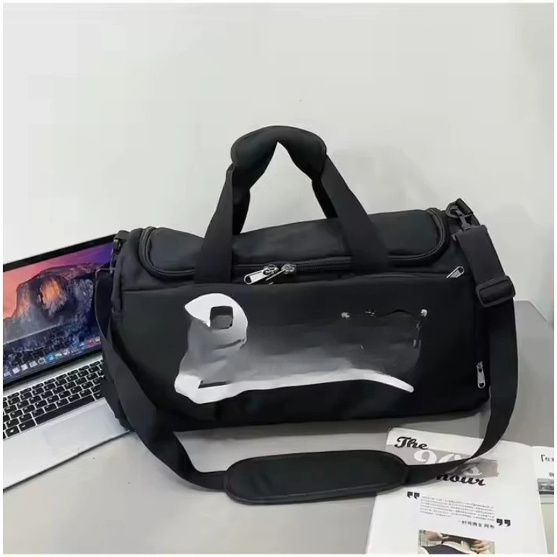 Custom fitness bag wet and dry separation with zipper outdoor sports yoga studio travel