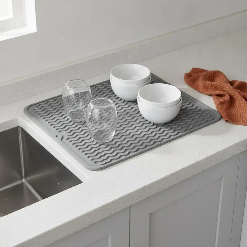 Silicone Dish Drying Mat 16