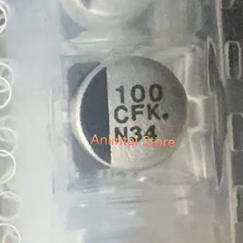 10PCS SMD Aluminum Electrolytic Capacitor  100 VFT 100VFT  100VFK  100VFP  Contact us if you cannot find other products
