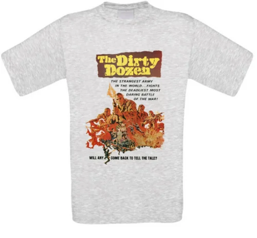 Dirty Dozen das dreckige Dutzend Kult Movie T-Shirt alle Größen NEU