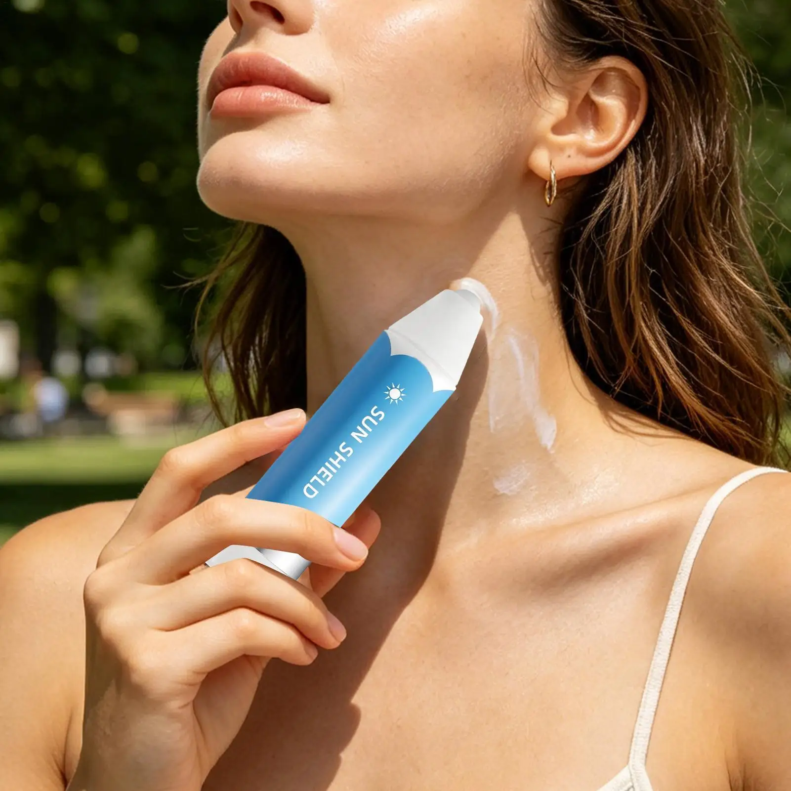 Sunscreen Applicator, Roll-On Sunblock Pen, Skin Moisturizer Applicator for Kids Adults, Bathroom Travel Vacation