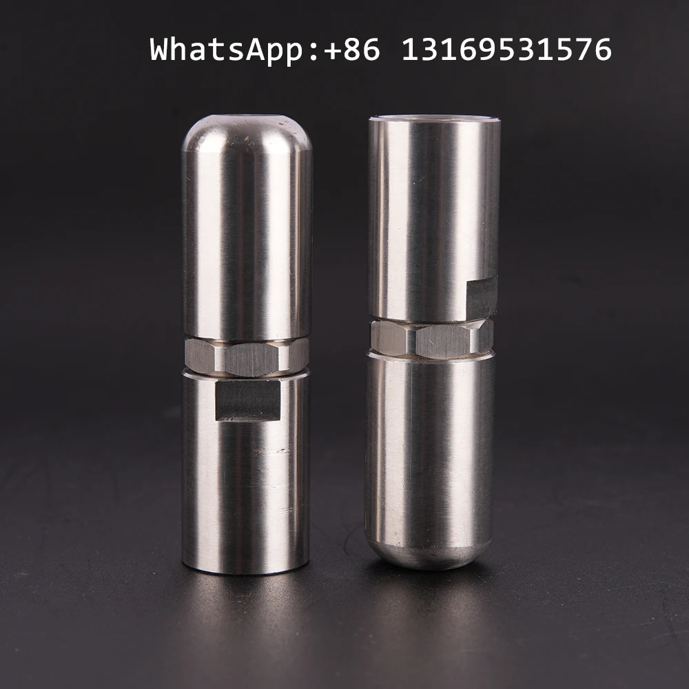

SS304 Auto-Rotating Spray Ball Nozzle with 1/2" 1/4" Threads for Industrial Pressure Washer & Tank Cleaning Applications