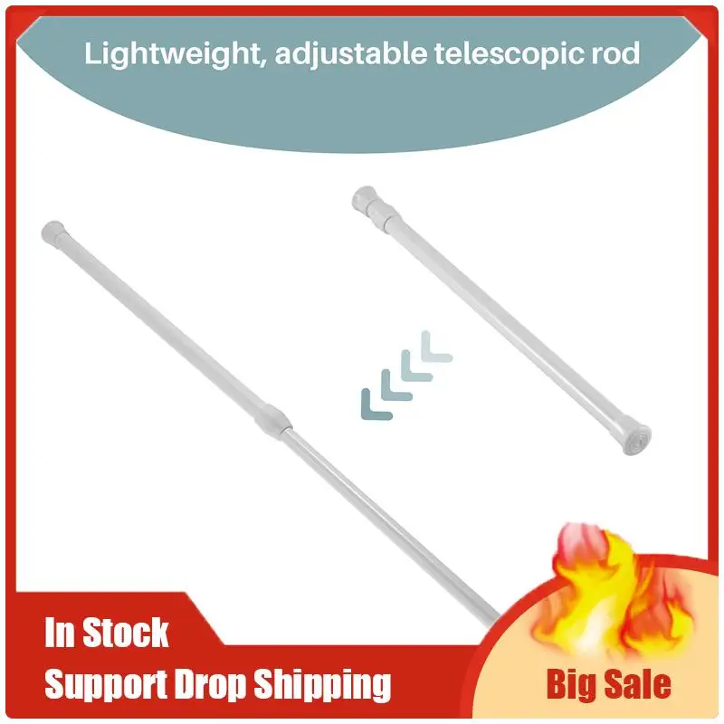 Лучшие предложения Телескопическая штанга для душа Карниз для штор для душа Телескопическая штанга для душа Белый