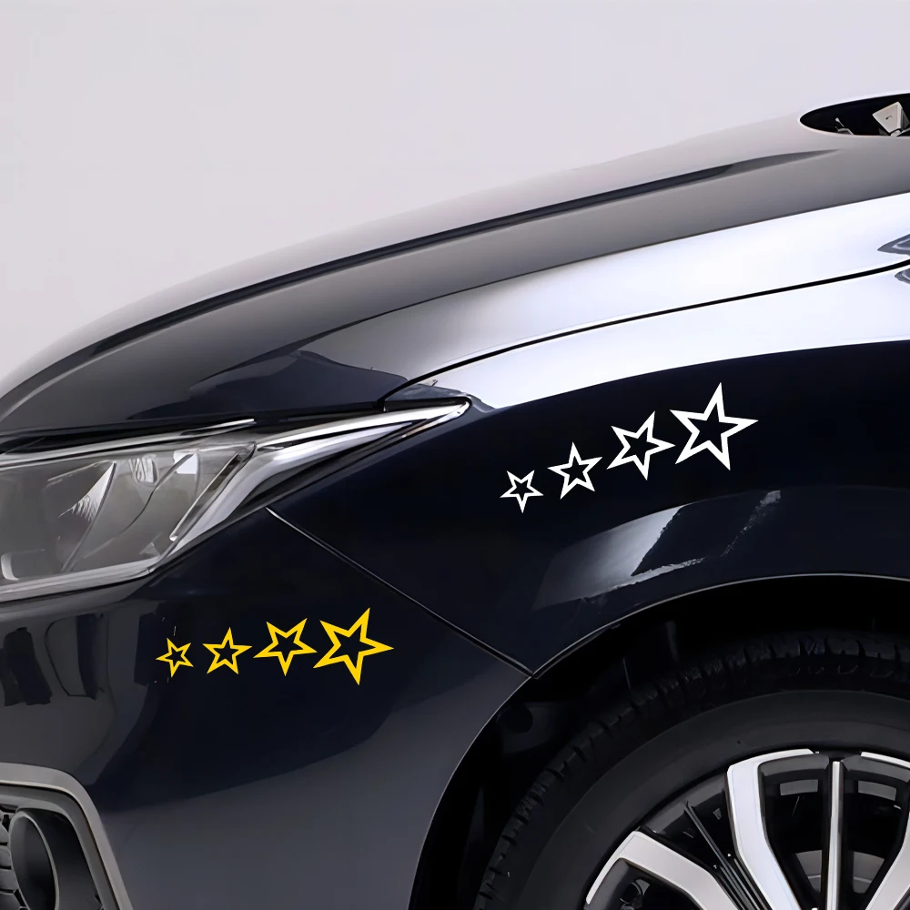 

Stars Car Sticker Vinyl Waterproof Decals Reflective Stickers for Auto Truck Bumper Rear Window Body Decoration Accessories