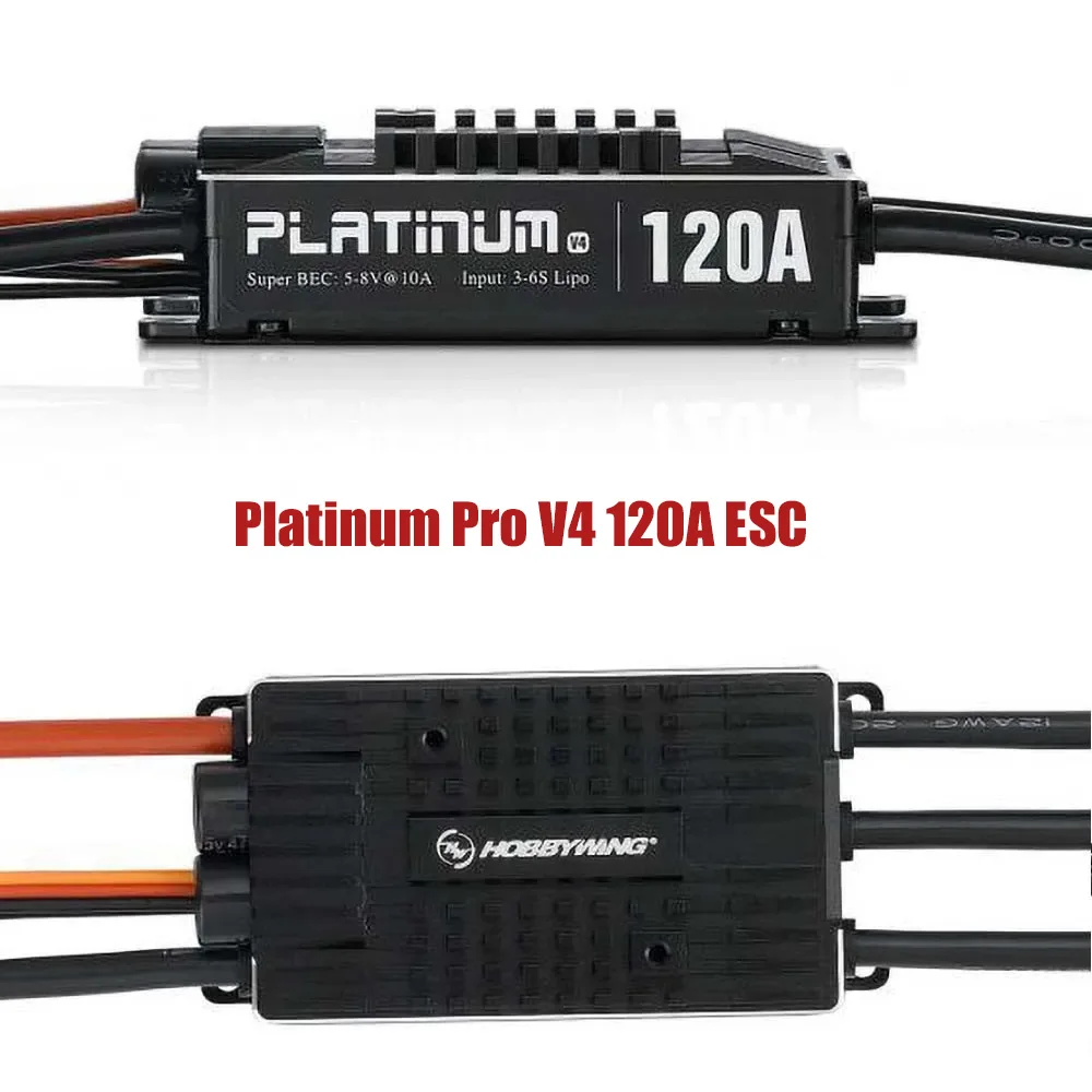 Nowy Hobbywing Platinum V4 Brushless ESC 120A / Platinum Pro 3 w 1 Wielofunkcyjna skrzynka programowa LCD do zabawek dla seniorów Rc Akcesoria