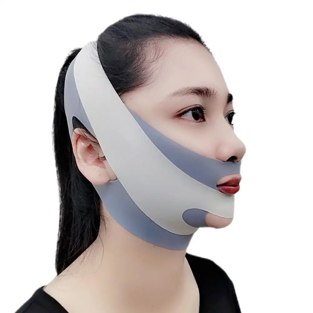 V Linha Rosto Emagrecimento Bandagem, Shaper Rosto, Levantamento Massagem, Anti Strap, Rugas Da Pele, Ferramentas De Queixo, Cinto Redutor, Duplo J2y6