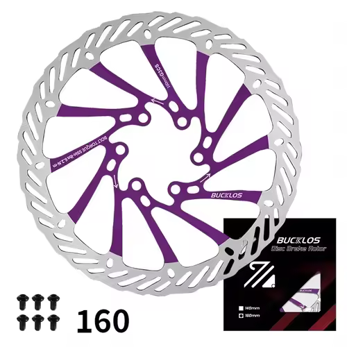 BUCKLOS Ultralight MTB Bike Hydraulic Disc Brake Rotor 160/180/203mm Mountain Road Racing Bicycle Brake Disc with 6 Free Bolts - Image 21