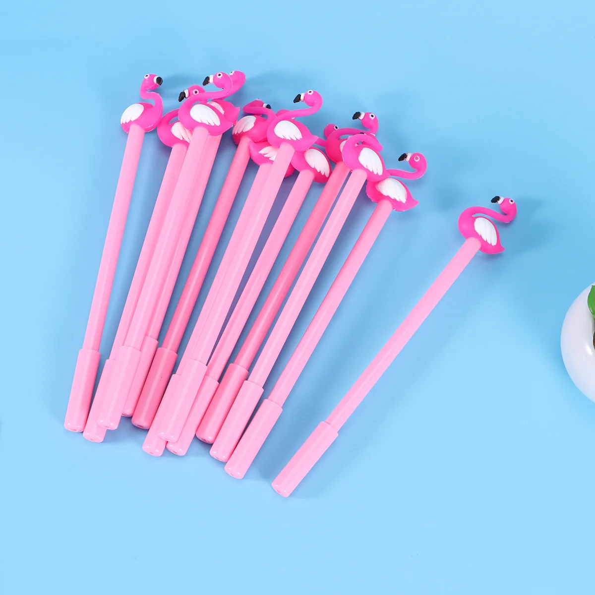 

12Pcs 0.5mm Black Gel Ink Pens Flamingo Design Smooth Writing Perfect for Kids Students School Office Home Stationery