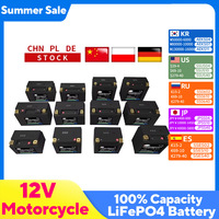 Motorcycle Battery 12V LiFePO4 Lithium Phosphate Ion with BMS Voltage Protection For BMW,Halley, Augusta,KTM,Honda,Suzuki,Yamaha