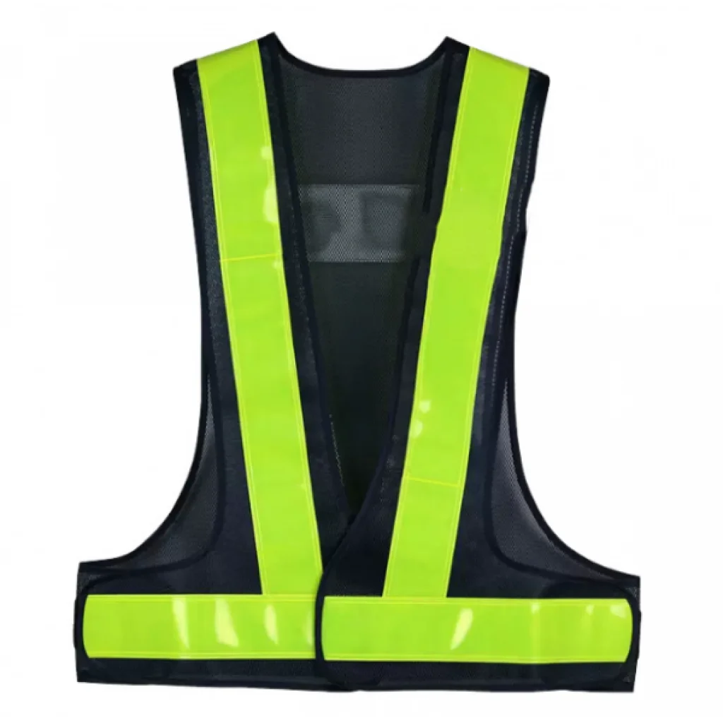 

High Visibility Reflective Safety Vest Breathable Reflective Strips for Crossing Guard Runner Volunteer Night Running Walking