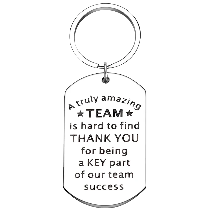 Cute Boss Day Appreciation Gifts Keychain Thank You Leader Bosses Key Chain Pendant Jewelry Coworkers Going Away Farewell gift